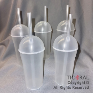 VASO DOMO CON SORBETE 400 ML CRISTAL x 5
